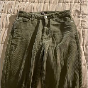 BDG Olive Green Corduroy Women's Jeans
